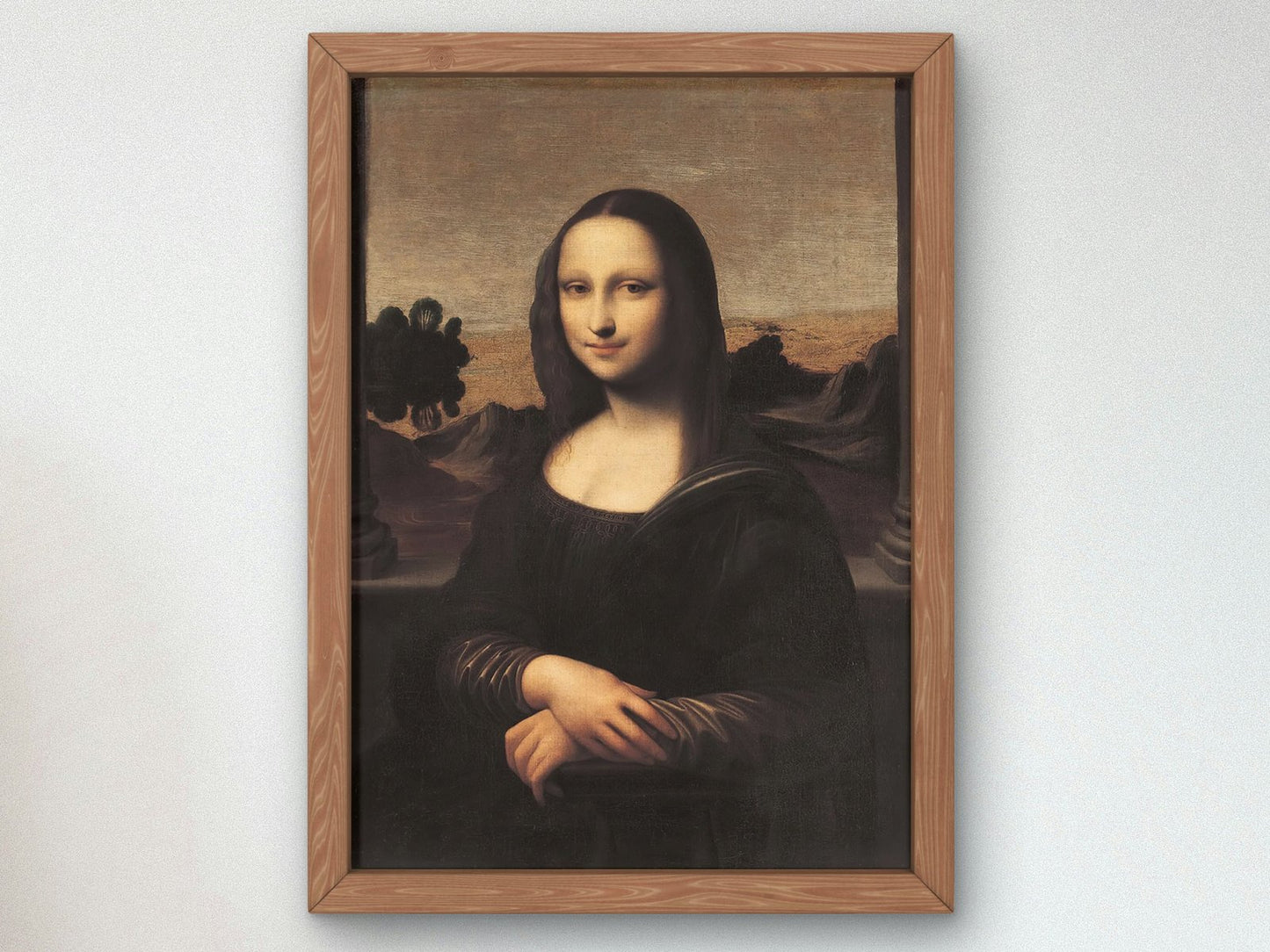 Isleworth Mona Lisa by Leonardo da Vinci, 1503, Renaissance, fine art print