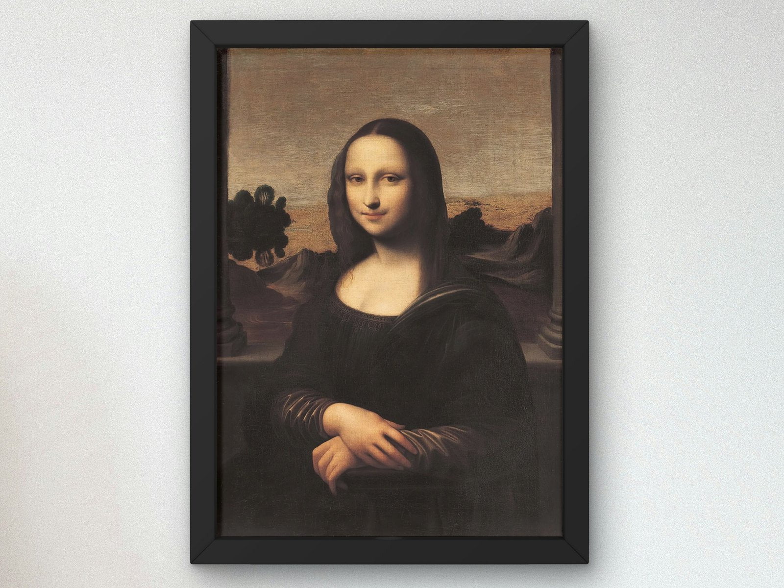 Isleworth Mona Lisa by Leonardo da Vinci, 1503, Renaissance, fine art print