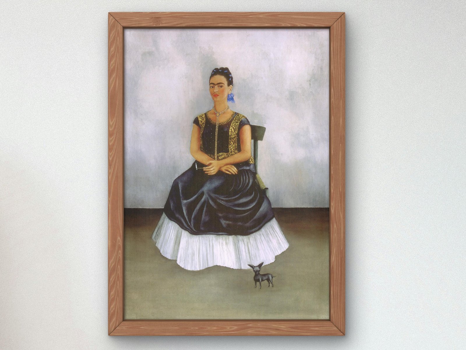 Itzcuintli Dog with Me by Frida Kahlo, 1938, Surrealism and Modern Art, fine art print