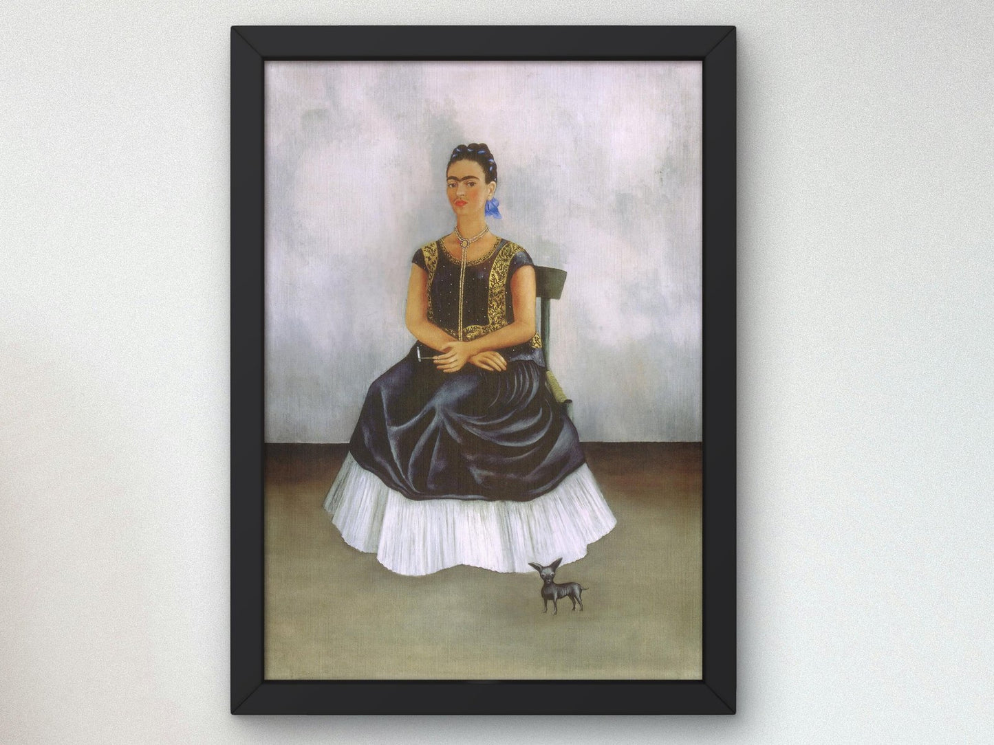 Itzcuintli Dog with Me by Frida Kahlo, 1938, Surrealism and Modern Art, fine art print