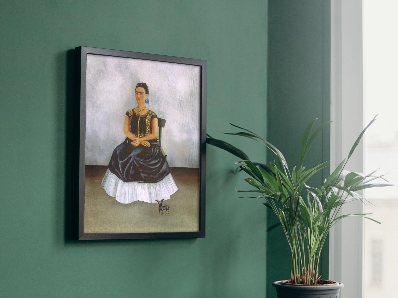 Itzcuintli Dog with Me by Frida Kahlo, 1938, Surrealism and Modern Art, fine art print