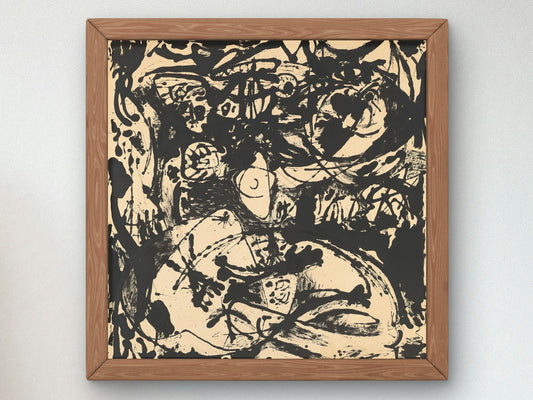 Number 18 by Jackson Pollock, 1951, Abstract Expressionism, fine art print