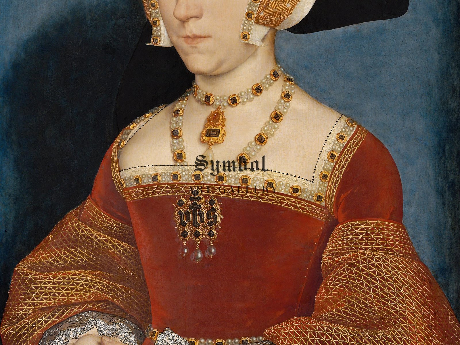 Jane Seymour Queen of England by Hans Holbein the Younger, 1536, Renaissance, fine art print