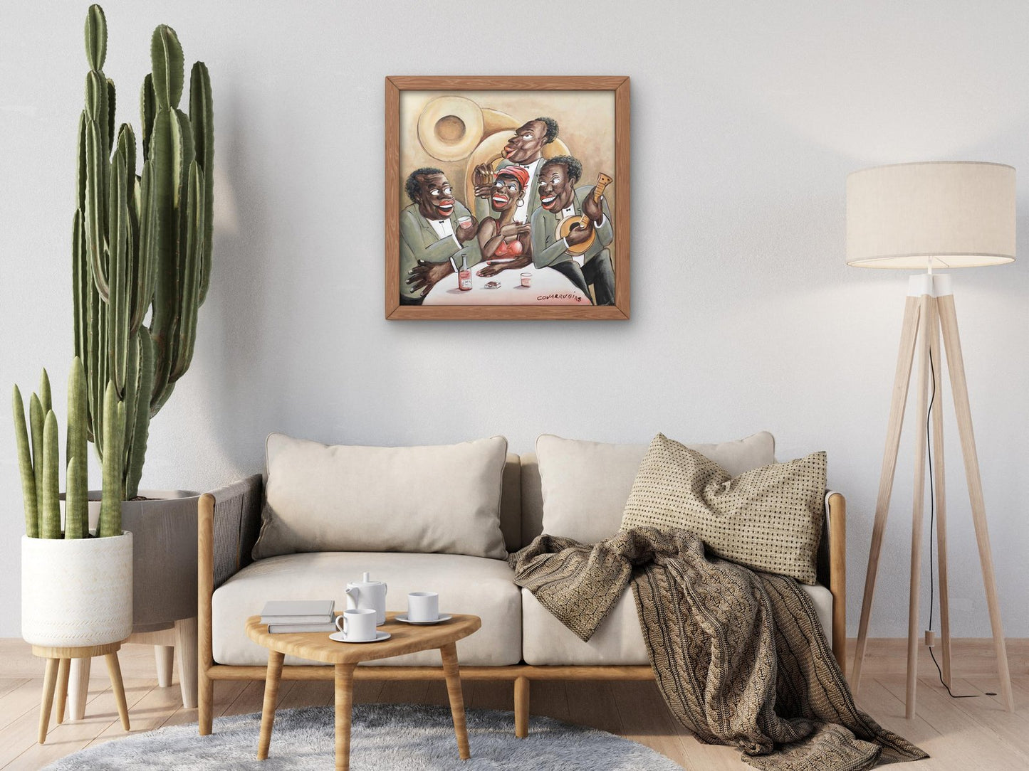 Jazz Scene by Miguel Covarrubias, 1947, Art Deco and American Modernism, fine art print