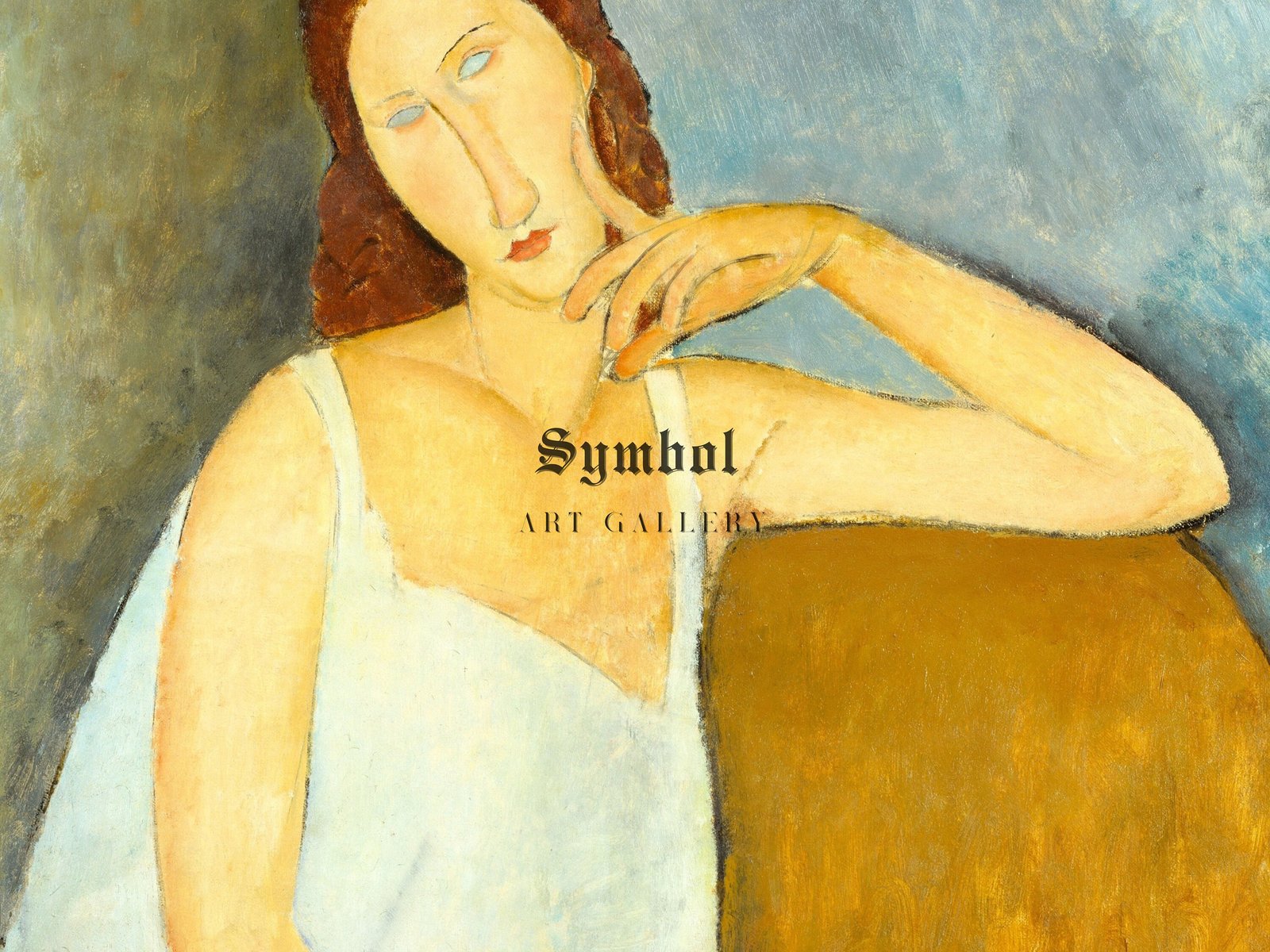 Jeanne Hébuterne by Amedeo Modigliani, 1919, Expressionism and Fauvism, fine art print