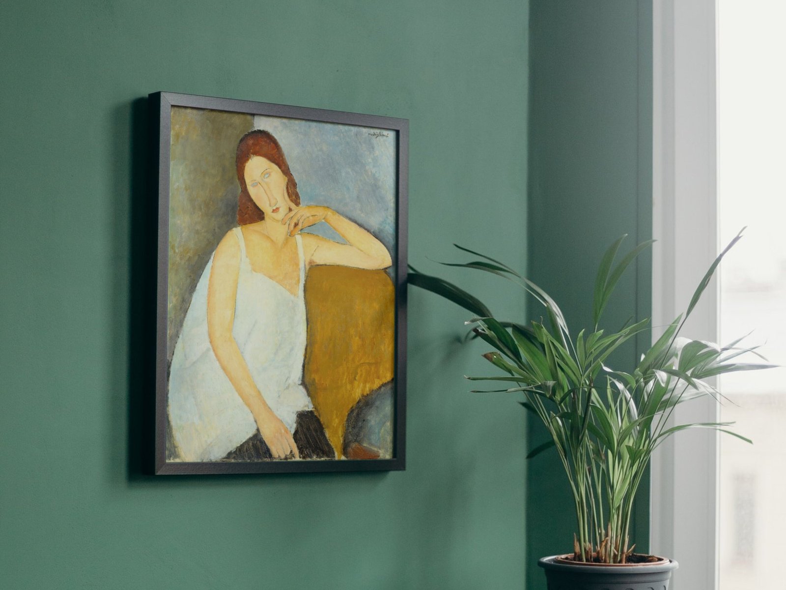 Jeanne Hébuterne by Amedeo Modigliani, 1919, Expressionism and Fauvism, fine art print
