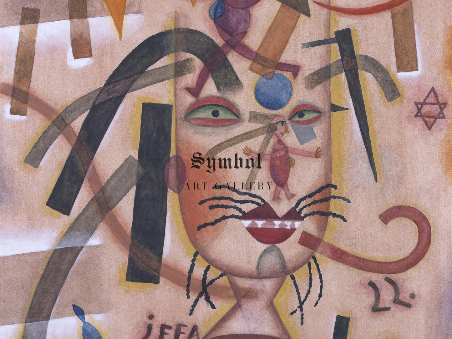 Jefa by Xul Solar, 1923, Surrealism and Modern Art, fine art print
