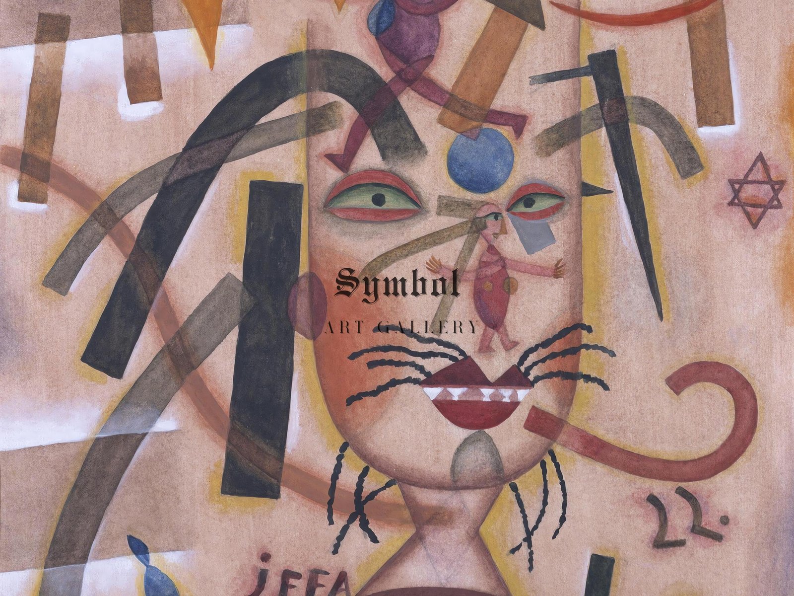 Jefa by Xul Solar, 1923, Surrealism and Modern Art, fine art print