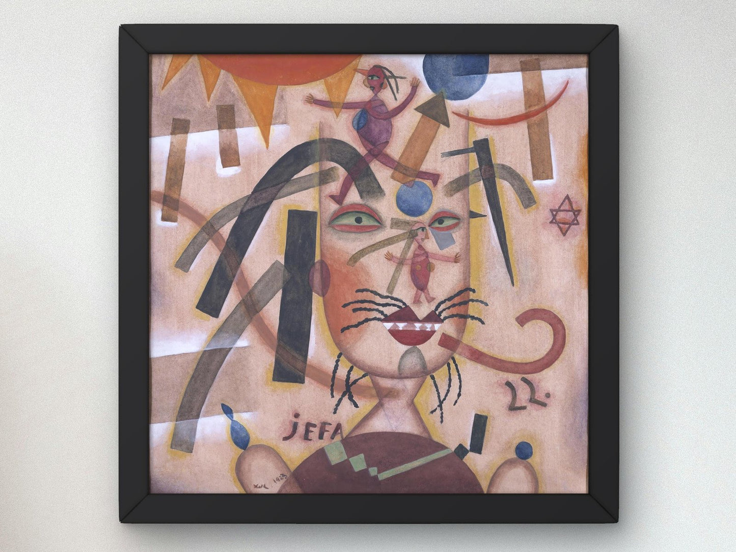 Jefa by Xul Solar, 1923, Art Deco and American Modernism, fine art print