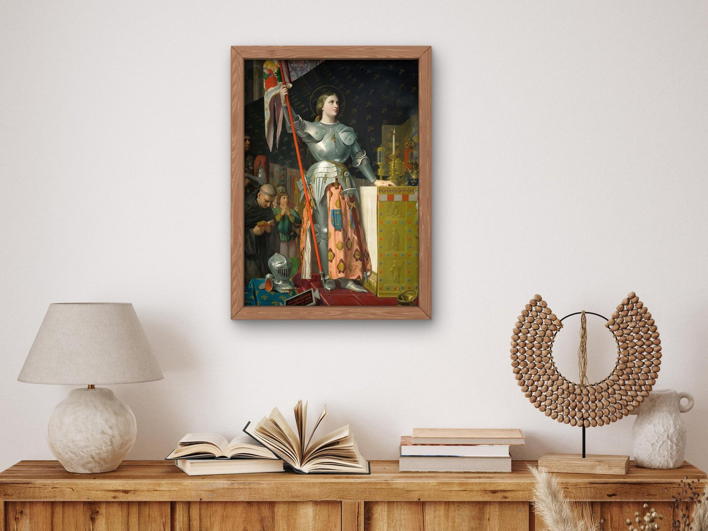 Joan of Arc at the Coronation of Charles VII by Jean-Auguste-Dominique Ingres, 1854, Rococo and Neoclassicism, fine art print