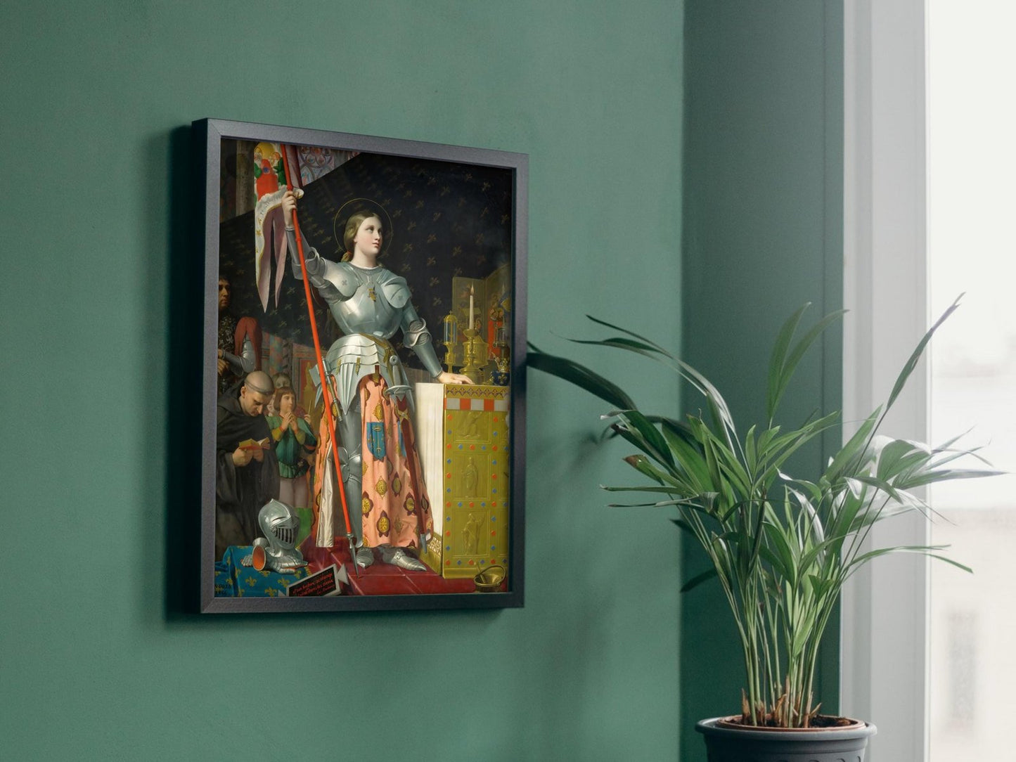Joan of Arc at the Coronation of Charles VII by Jean-Auguste-Dominique Ingres, 1854, Rococo and Neoclassicism, fine art print