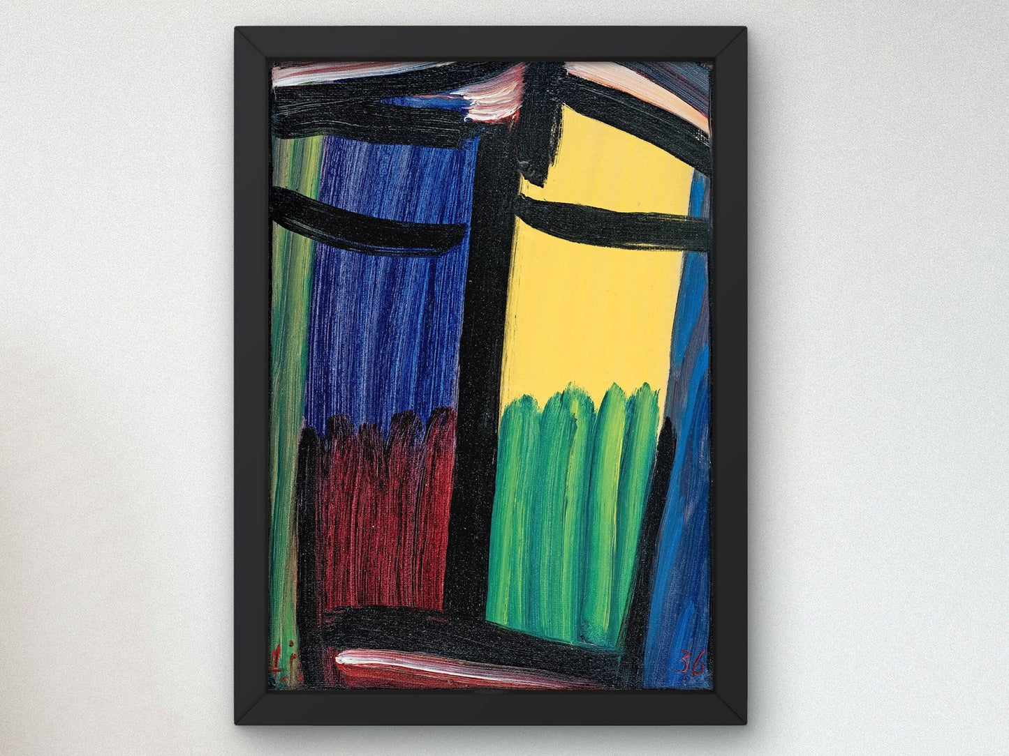 John the Baptist by Alexej von Jawlensky, 1936, Expressionism and Fauvism, fine art print