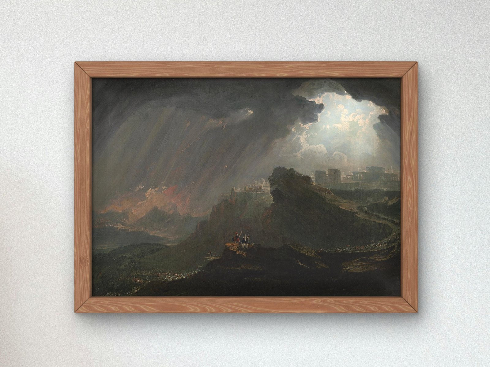 Joshua Commanding the Sun to Stand Still upon Gibeon by John Martin, 1816, Romanticism and Classical Landscapes, fine art print