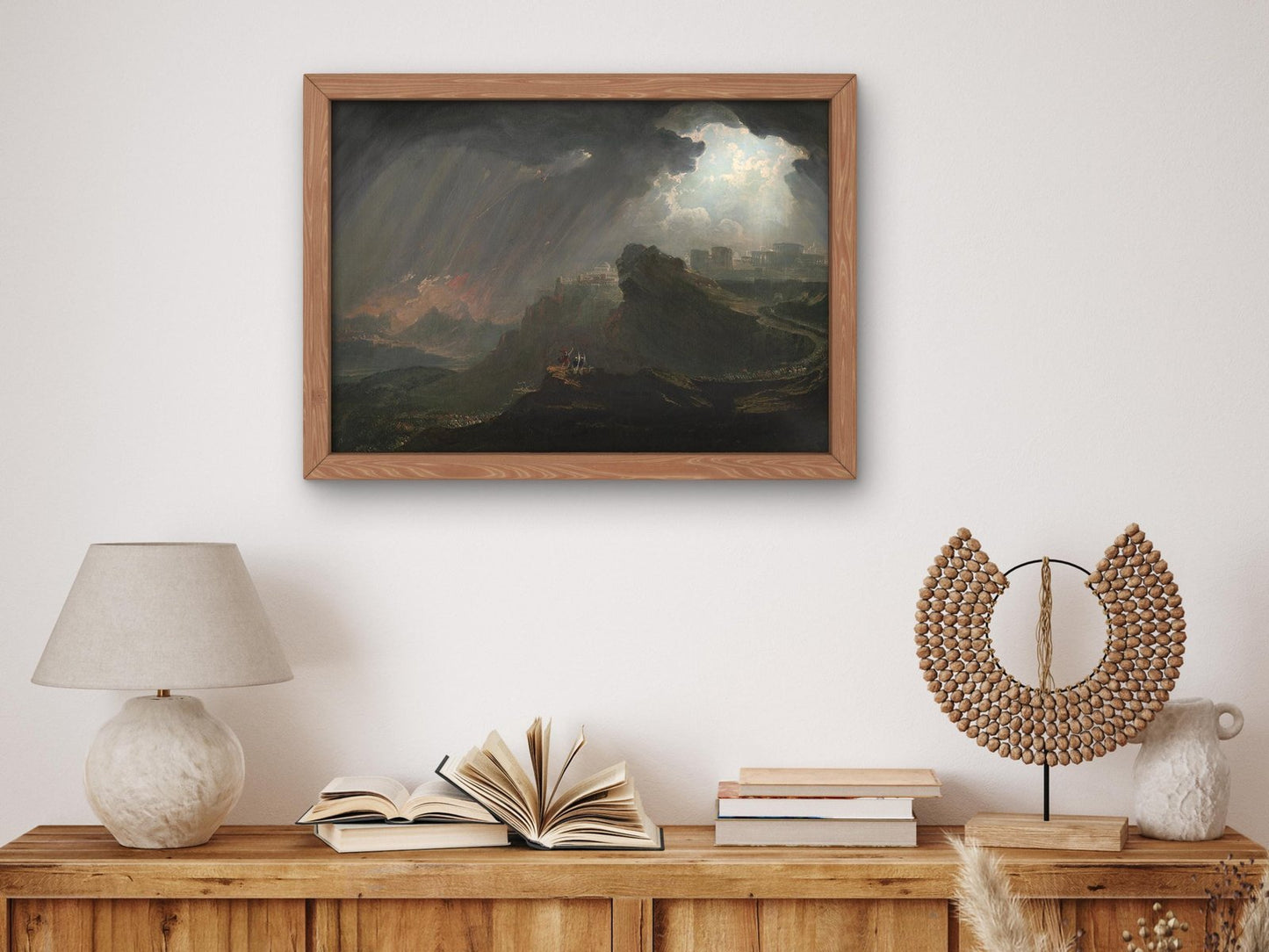 Joshua Commanding the Sun to Stand Still upon Gibeon by John Martin, 1816, Romanticism and Classical Landscapes, fine art print