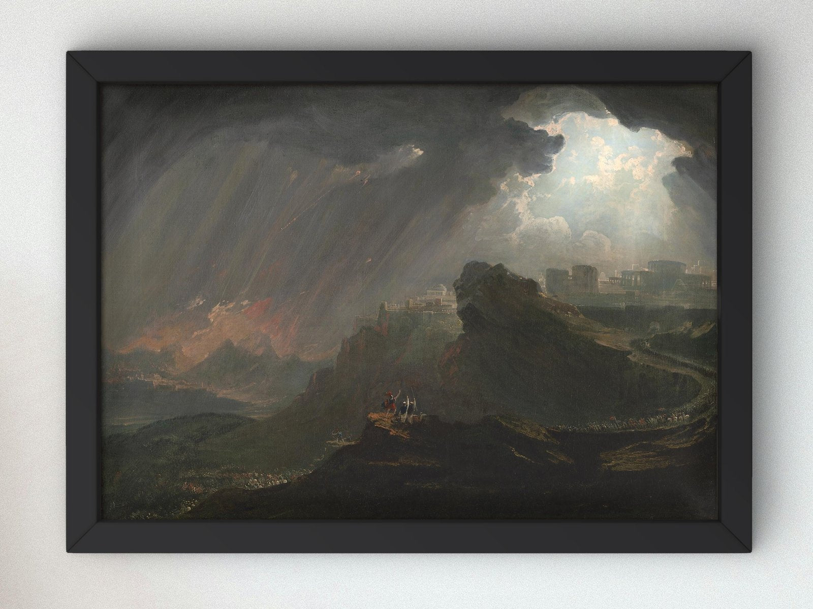 Joshua Commanding the Sun to Stand Still upon Gibeon by John Martin, 1816, Romanticism and Classical Landscapes, fine art print