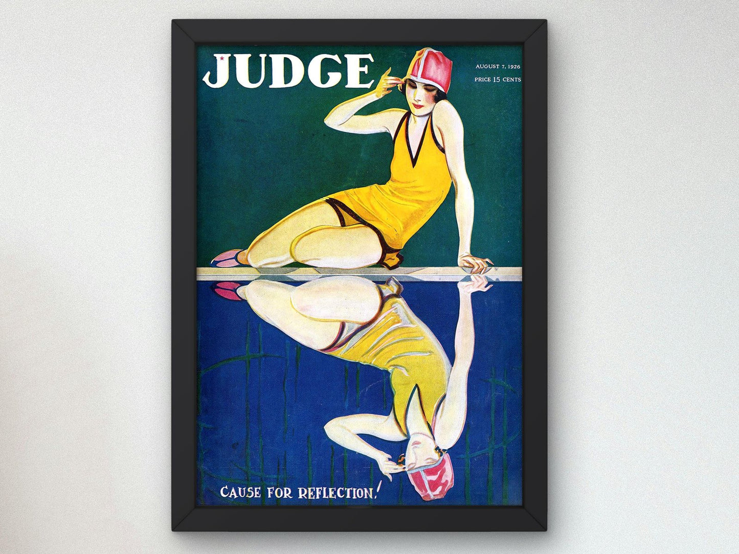Judge Vintage Magazine Cover, Art Deco, American Modernism, fine art print