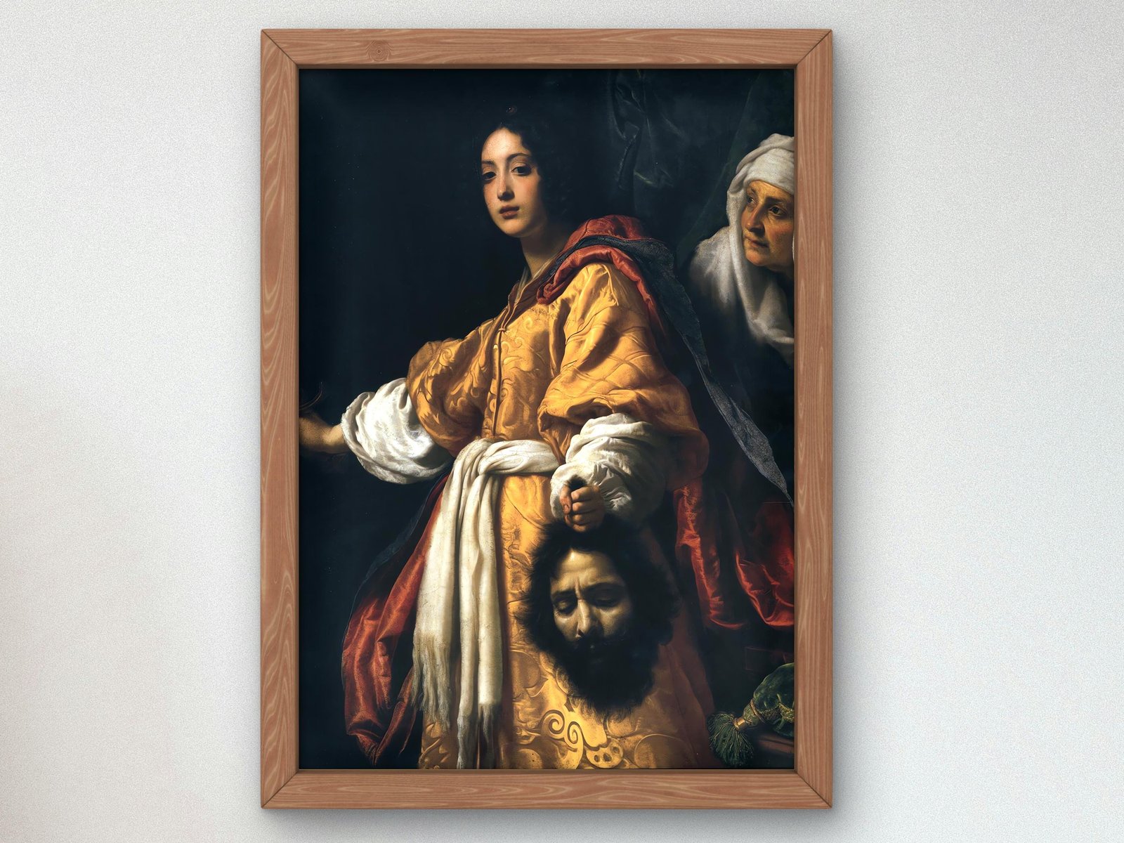 Judith with Head of Holophernes by Cristofano Allori, 1613, Baroque and Chiaroscuro, fine art print