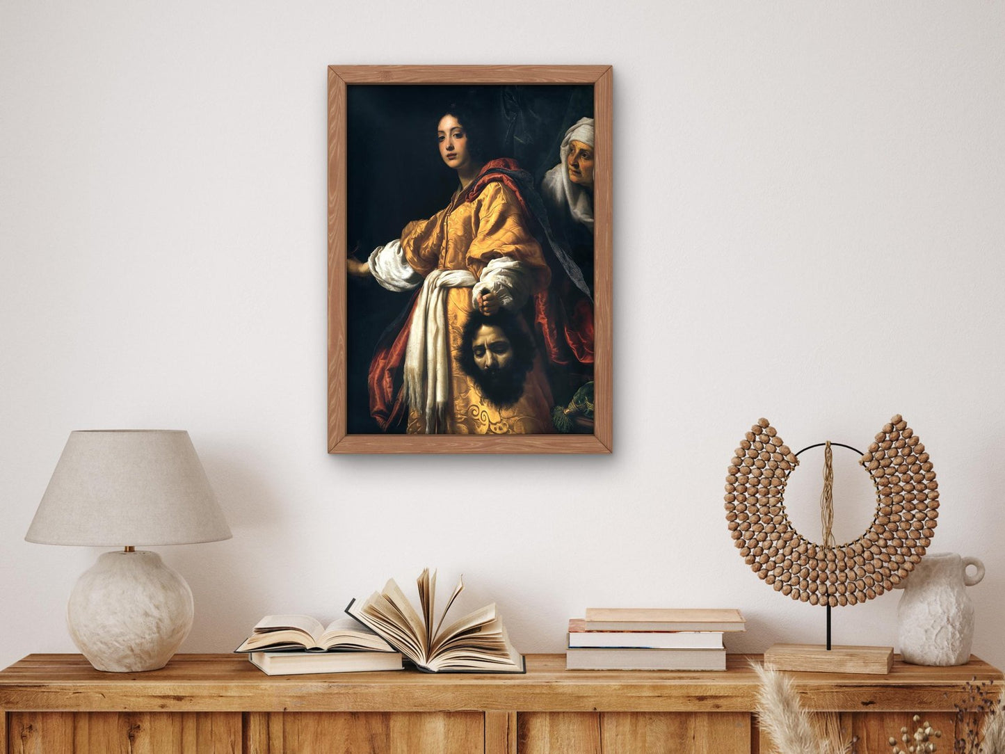 Judith with Head of Holophernes by Cristofano Allori, 1613, Baroque and Chiaroscuro, fine art print