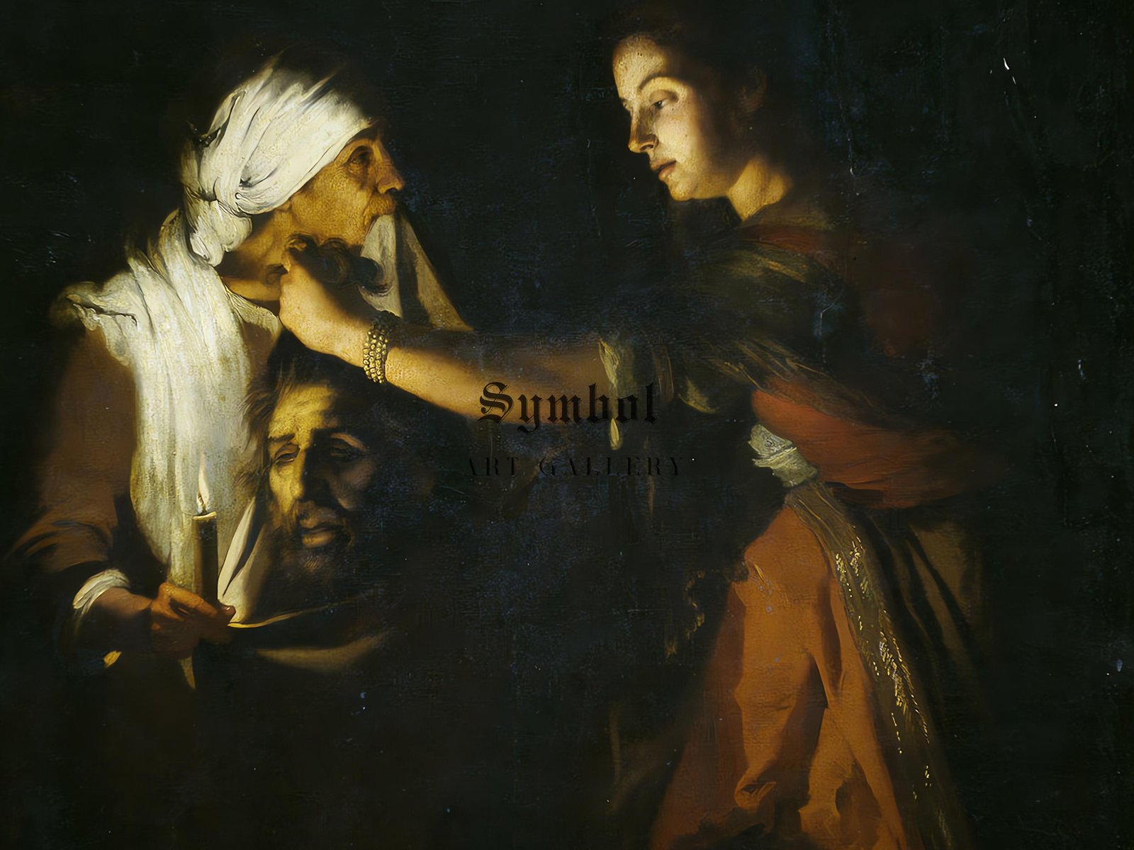 Judith with the Head of Holofernes by Adam de Coster, 1620, Baroque and Chiaroscuro, fine art print