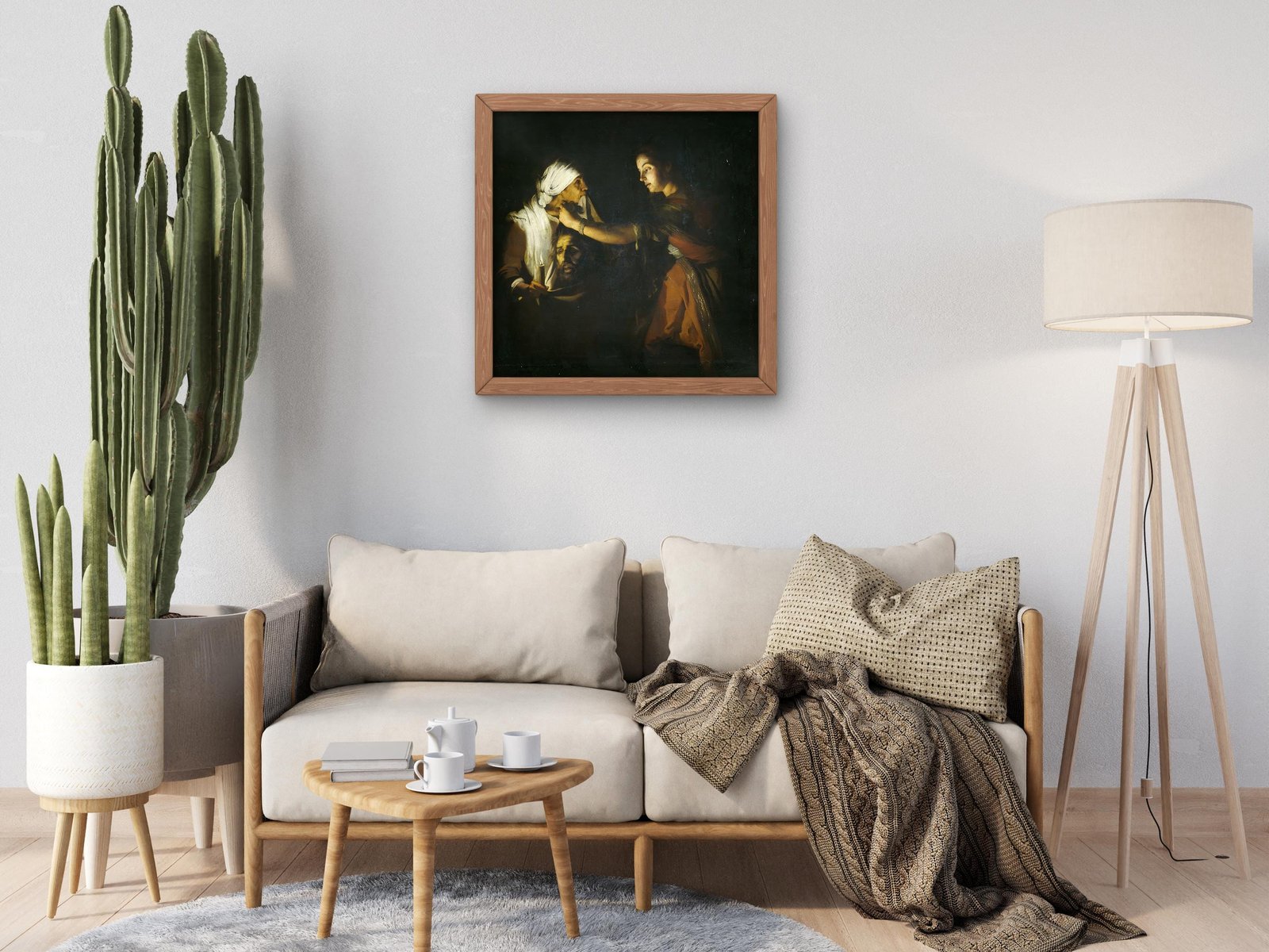 Judith with the Head of Holofernes by Adam de Coster, 1620, Baroque and Chiaroscuro, fine art print