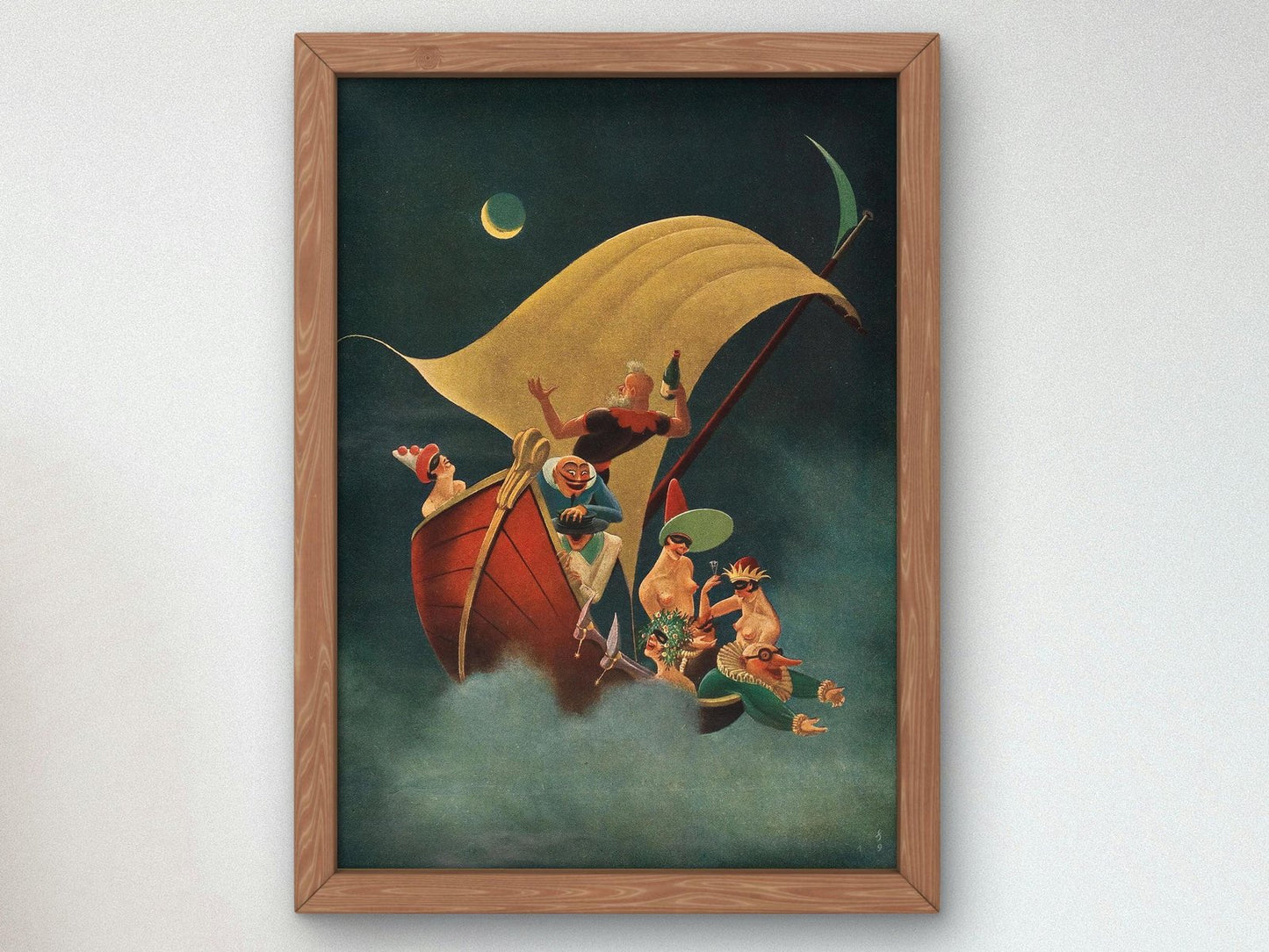 Jugen magazine cover by Franz Sedlacek, 1929, Art Deco and American Modernism, fine art print