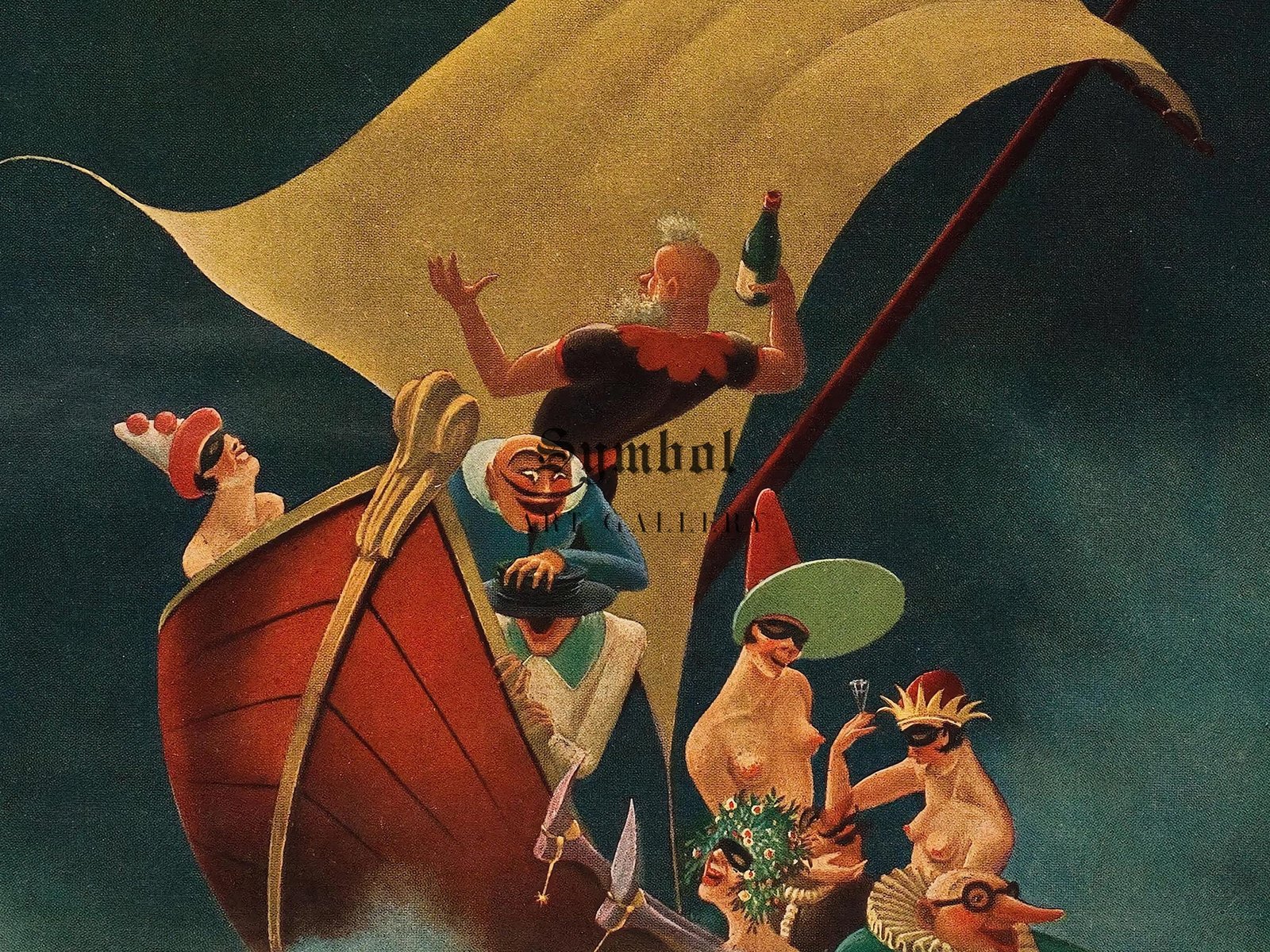 Jugen magazine cover by Franz Sedlacek, 1929, Art Deco and American Modernism, fine art print