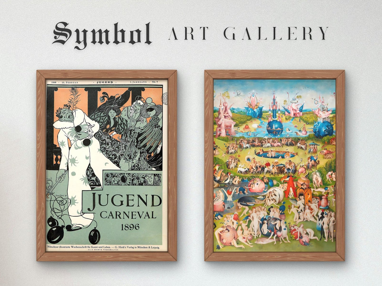 Jugend magazine cover, 1896, Art Nouveau and Belle Époque, fine art print