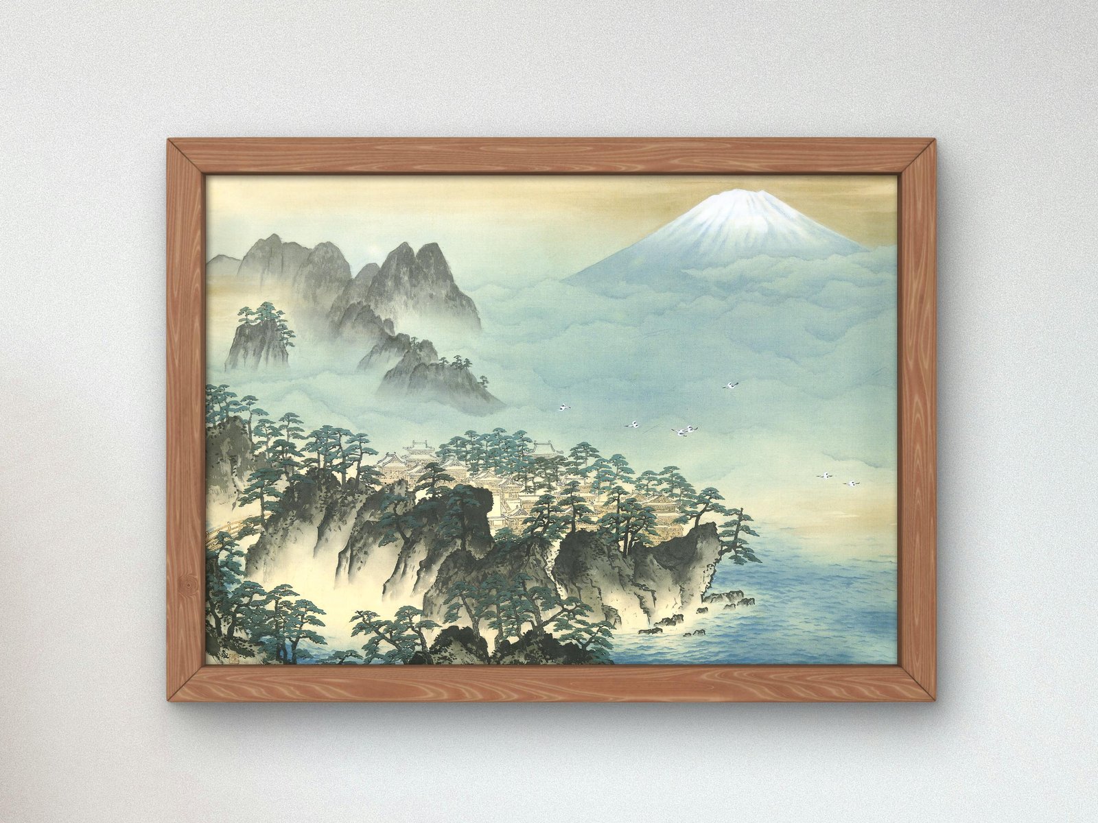 Japanese woodblock print by Kawanabe Kyōsai, Meiji period, Japanese Woodblock Prints movement, fine art reproduction