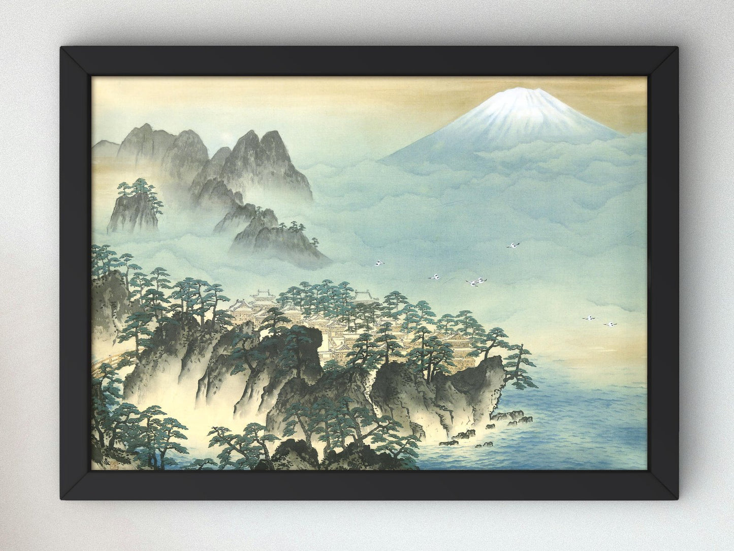 Japanese woodblock print by Kawanabe Kyōsai, Meiji period, Japanese Woodblock Prints movement, fine art reproduction