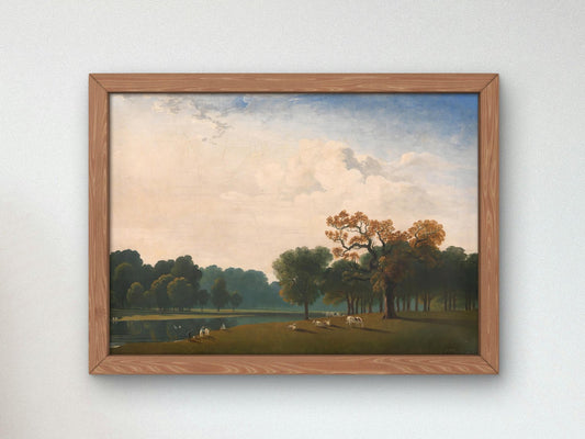 Kensington Gardens II by John Martin, 1815, Romanticism and Classical Landscapes, fine art print