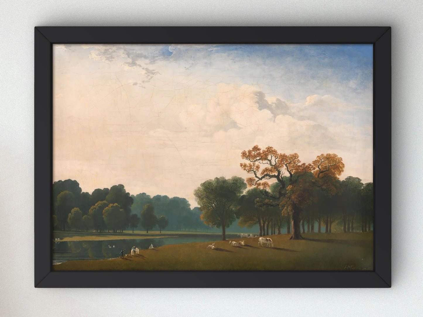 Kensington Gardens II by John Martin, 1815, Romanticism and Classical Landscapes, fine art print