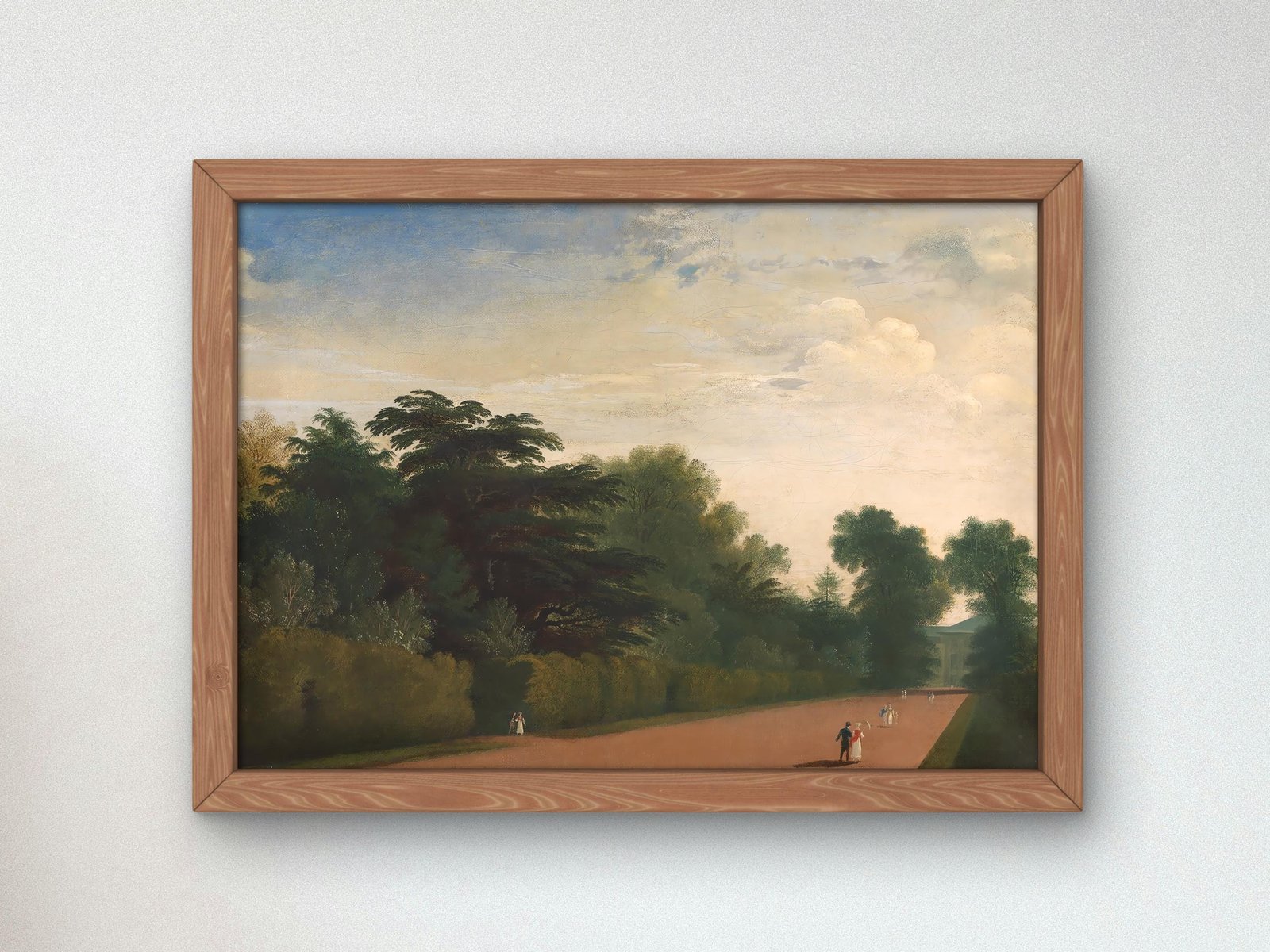 Kensington Gardens by John Martin, 1815, Romanticism and Classical Landscapes, fine art print