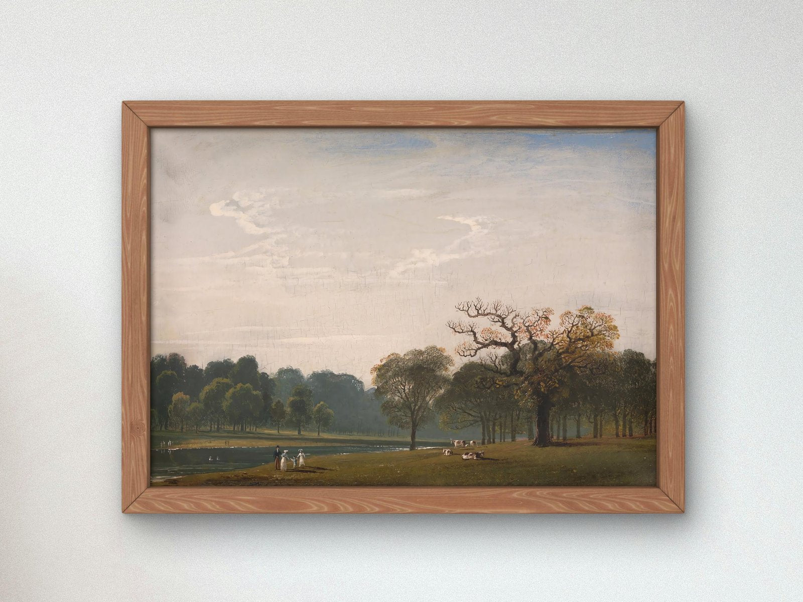 Kensington Gardens by John Martin, 1816, Romanticism and Classical Landscapes, fine art print