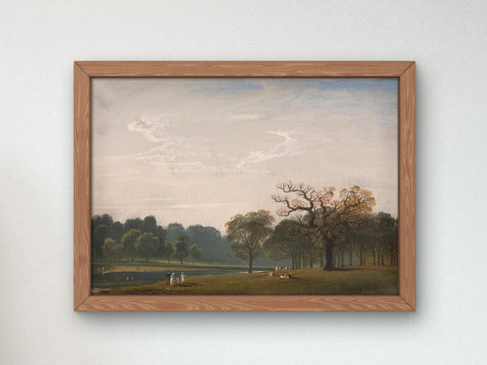 Kensington Gardens by John Martin, 1816, Romanticism and Classical Landscapes, fine art print