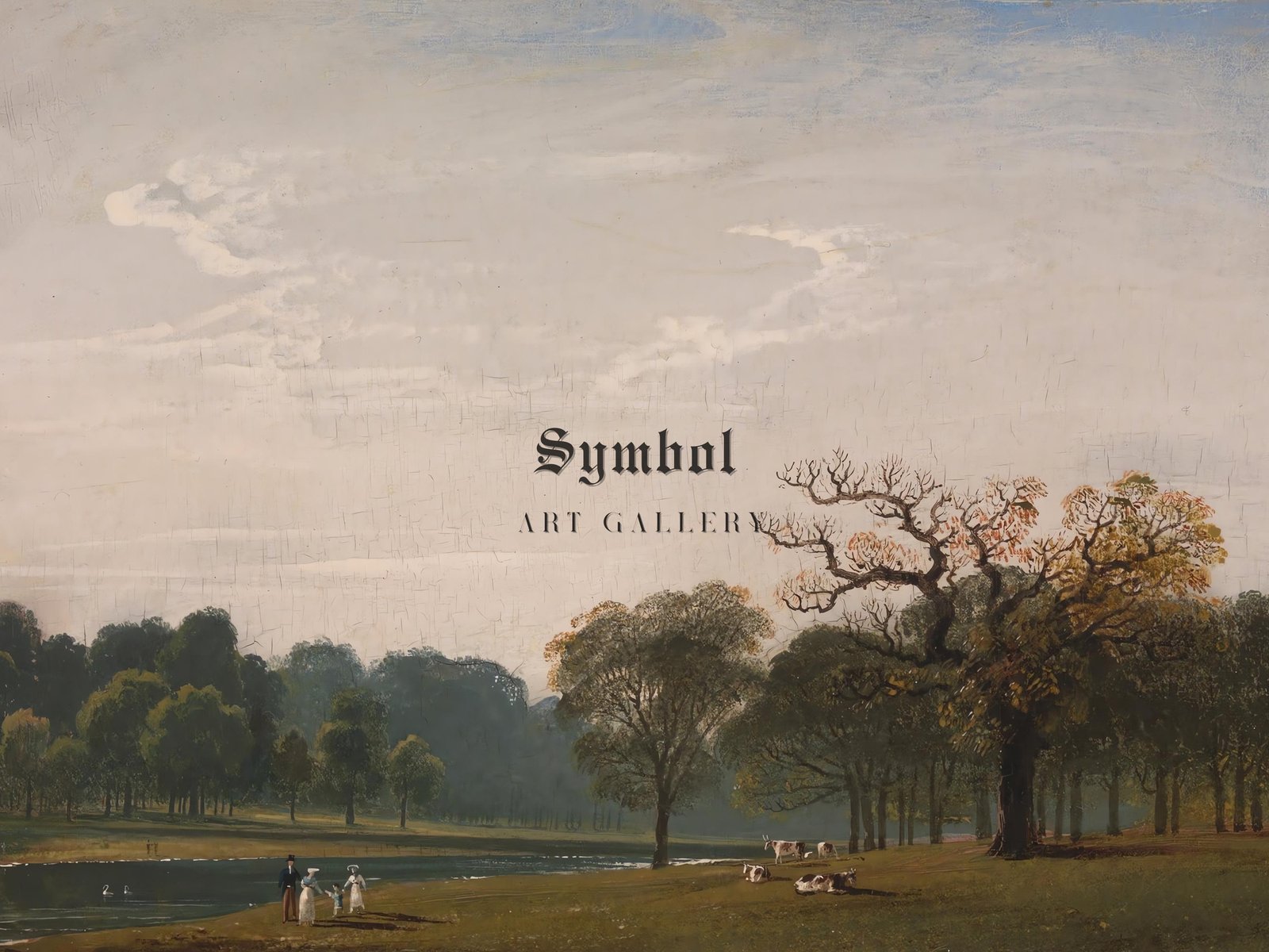Kensington Gardens by John Martin, 1816, Romanticism and Classical Landscapes, fine art print