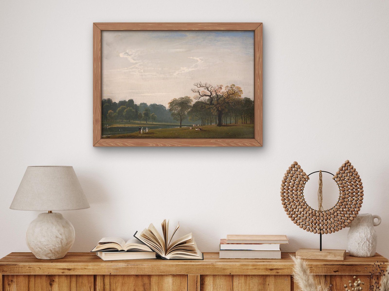 Kensington Gardens by John Martin, 1816, Romanticism and Classical Landscapes, fine art print