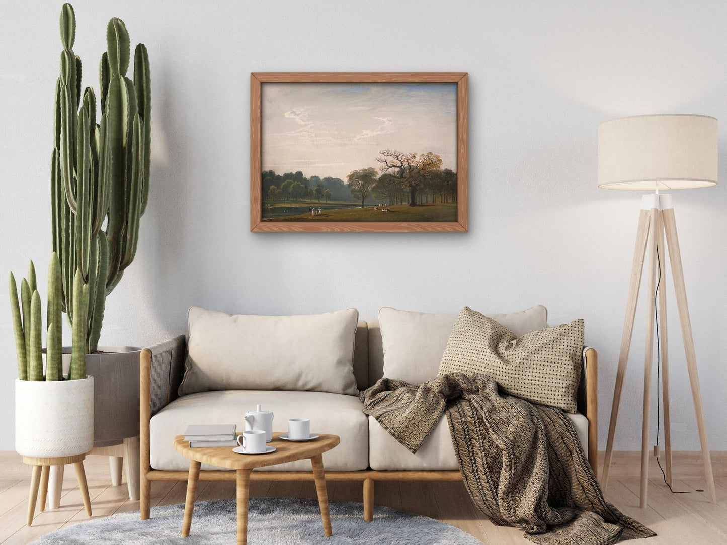 Kensington Gardens by John Martin, 1816, Romanticism and Classical Landscapes, fine art print