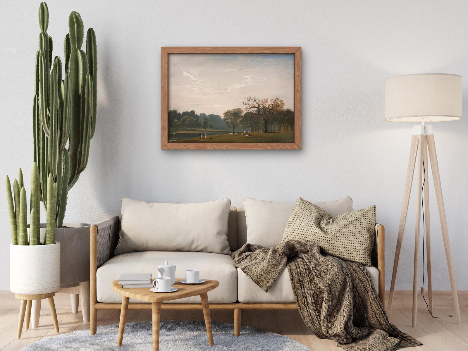 Kensington Gardens by John Martin, 1816, Romanticism and Classical Landscapes, fine art print