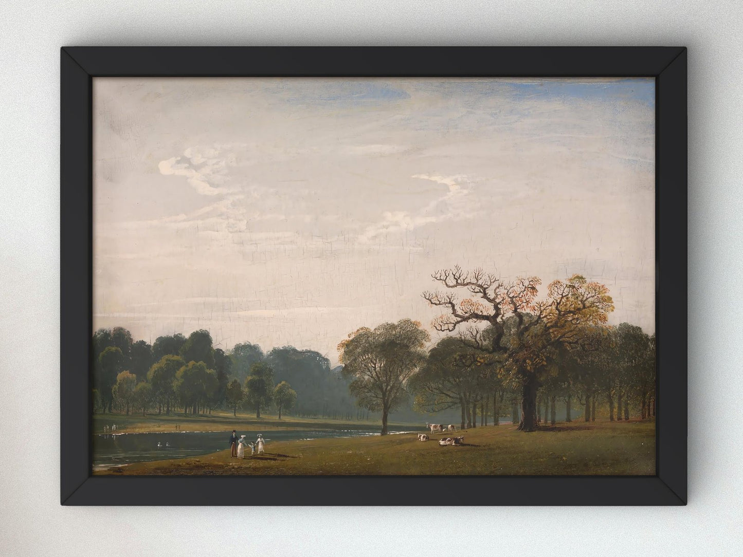 Kensington Gardens by John Martin, 1816, Romanticism and Classical Landscapes, fine art print
