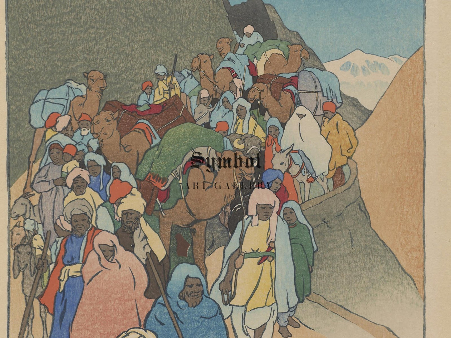 Khyber by Charles W. Bartlett, 1916, Orientalism and Exoticism, fine art print
