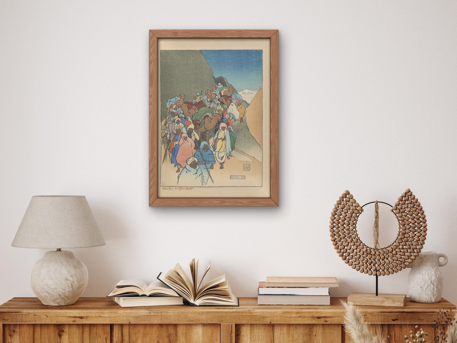 Khyber by Charles W. Bartlett, 1916, Orientalism and Exoticism, fine art print