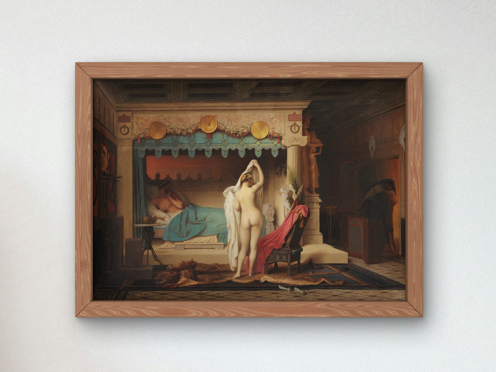King Candaules by Jean-Léon Gérôme, 1859, Rococo and Neoclassicism, fine art print