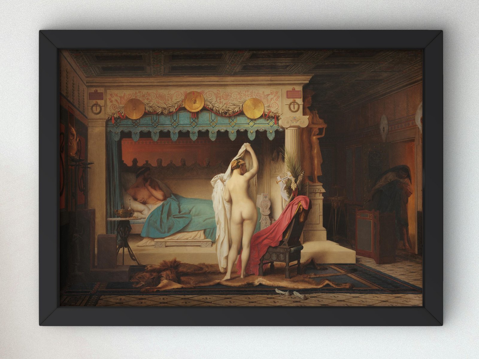 King Candaules by Jean-Léon Gérôme, 1859, Rococo and Neoclassicism, fine art print