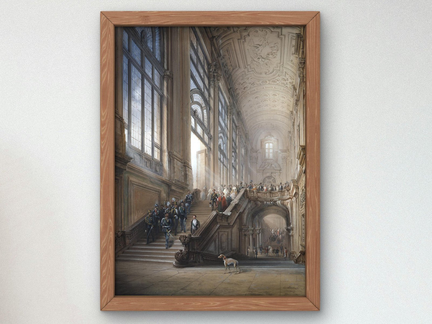 King Vittorio Emanuele II by Carlo Bossoli, 1853, Romanticism and Classical Landscapes, fine art print