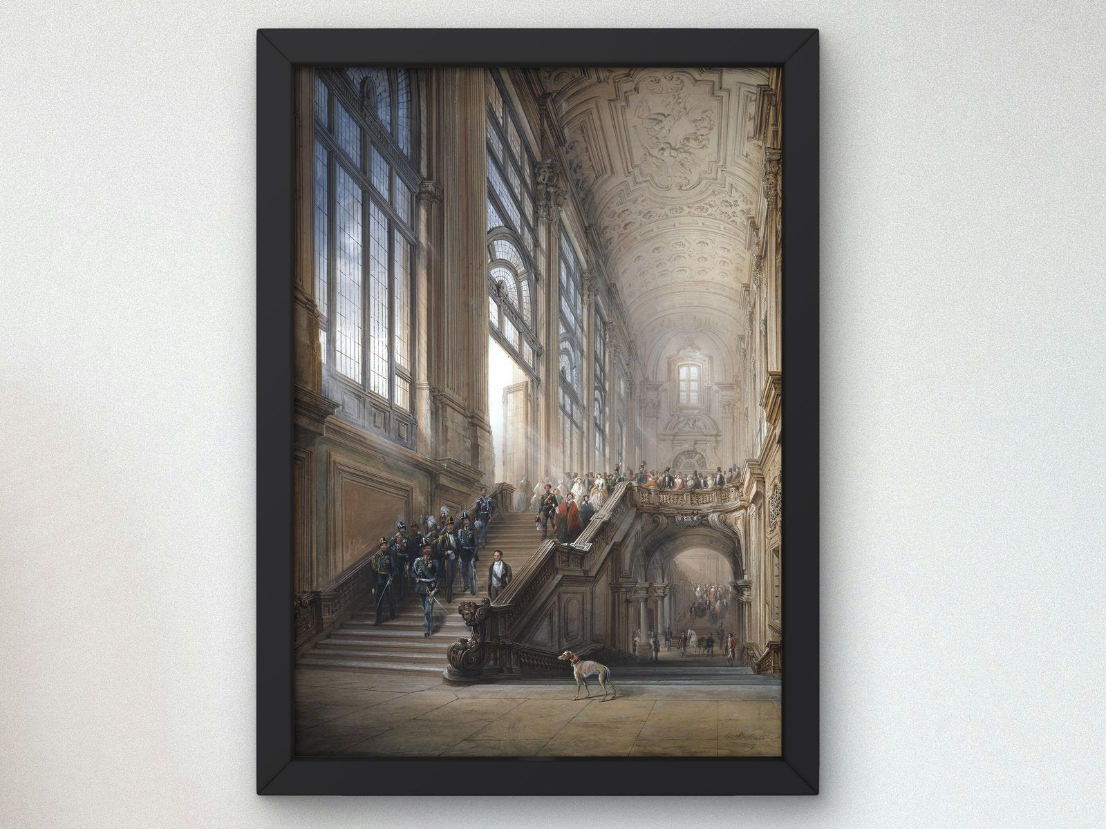 King Vittorio Emanuele II by Carlo Bossoli, 1853, Romanticism and Classical Landscapes, fine art print