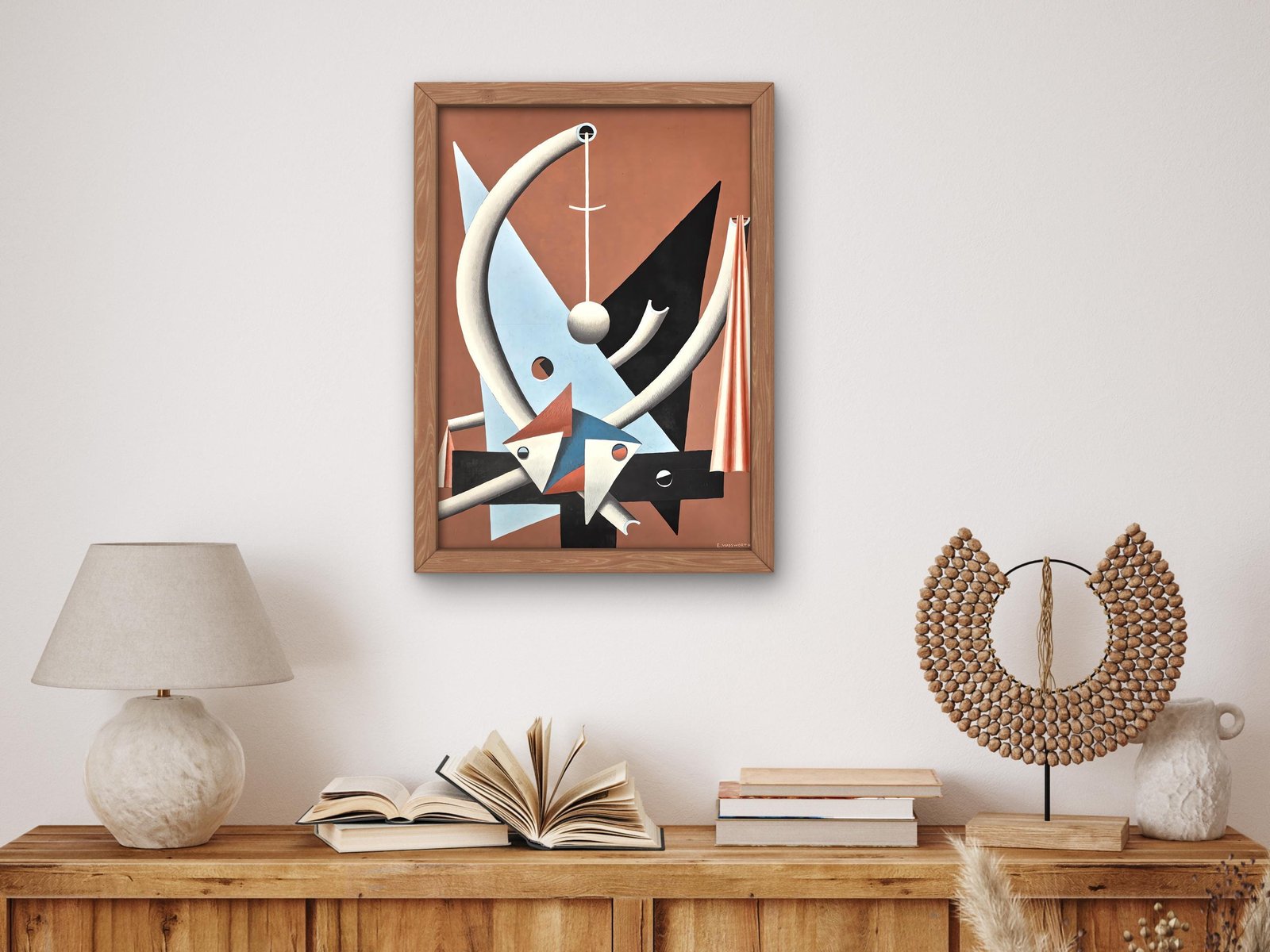 Kissable by Edward Wadsworth, 1947, Art Deco and American Modernism, fine art print