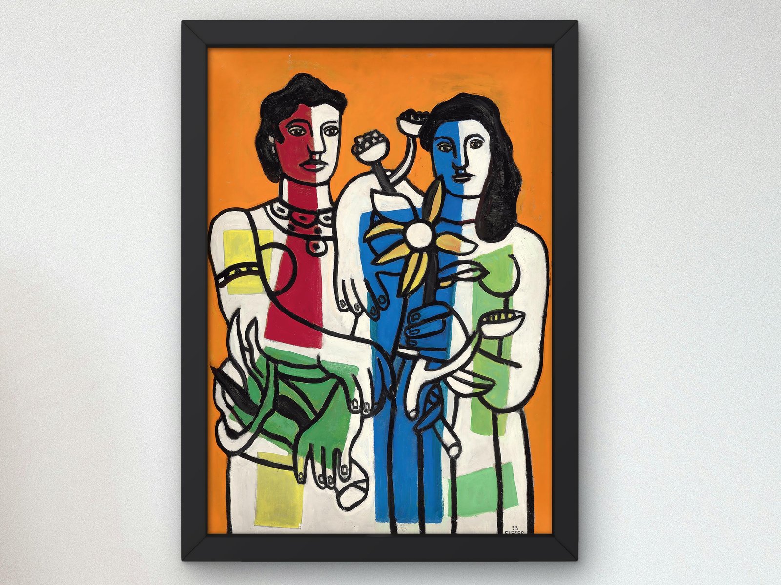 L'Anniversaire by Fernand Léger, 1923, Cubism and Abstract Art, fine art print