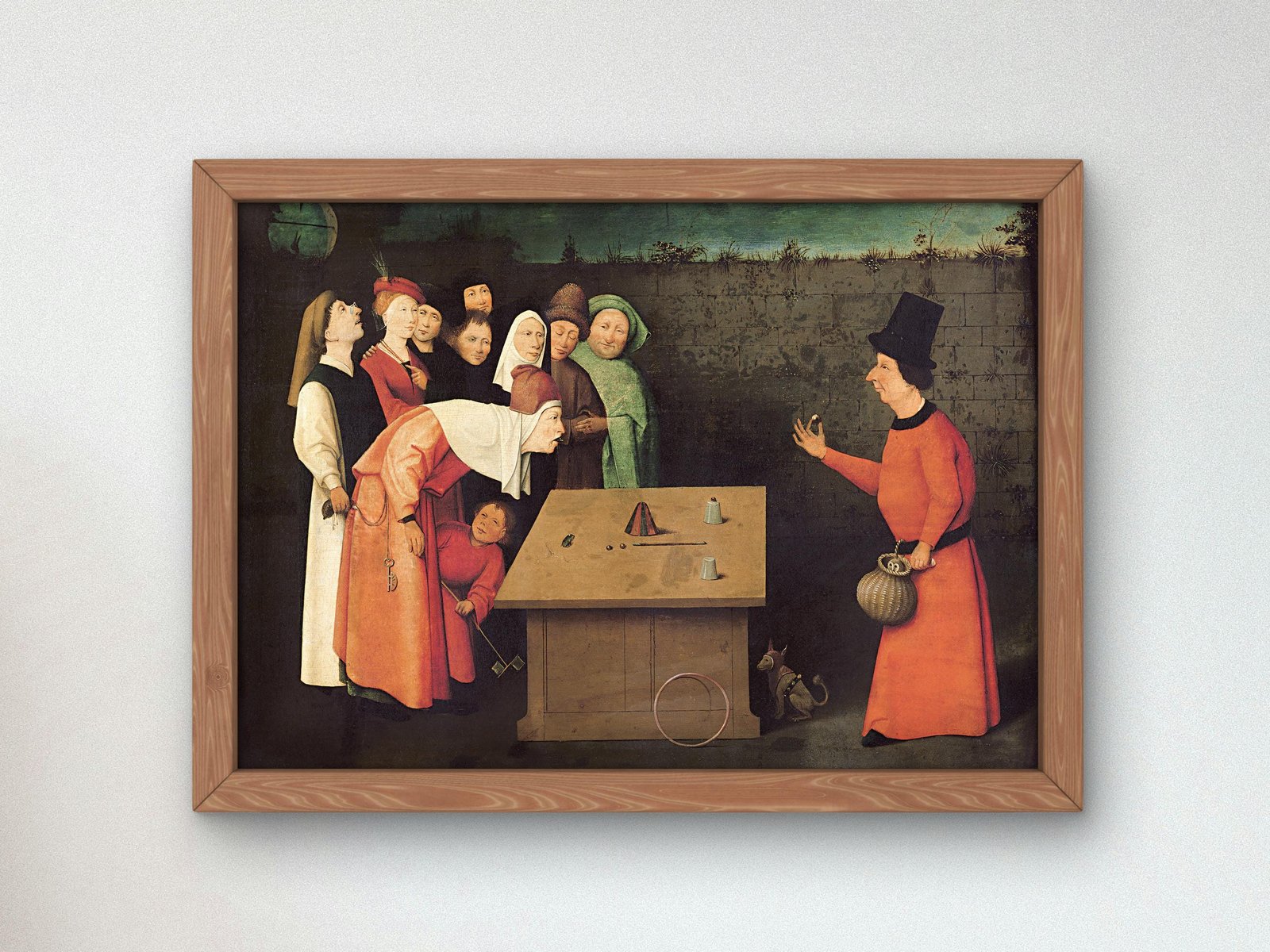 L'Escamoteur by Jérôme Bosch, 1475, Medieval and Byzantine Art, fine art print