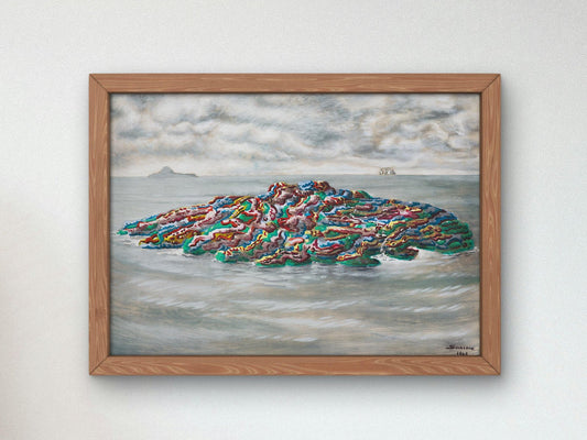 L'Isola Preziosa by Alberto Savinio, 1949, Surrealism and Modern Art, fine art print