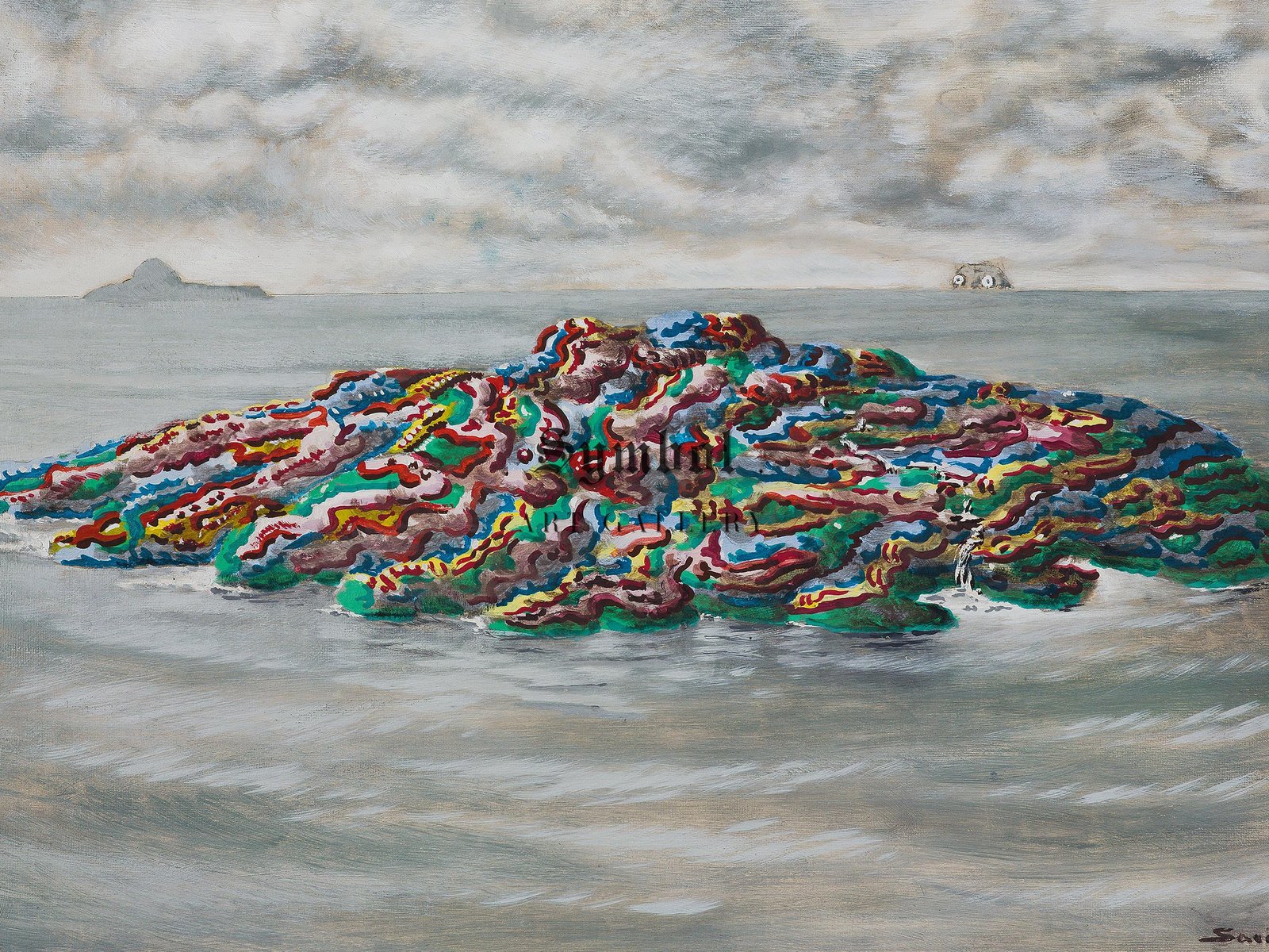 L'Isola Preziosa by Alberto Savinio, 1949, Surrealism and Modern Art, fine art print